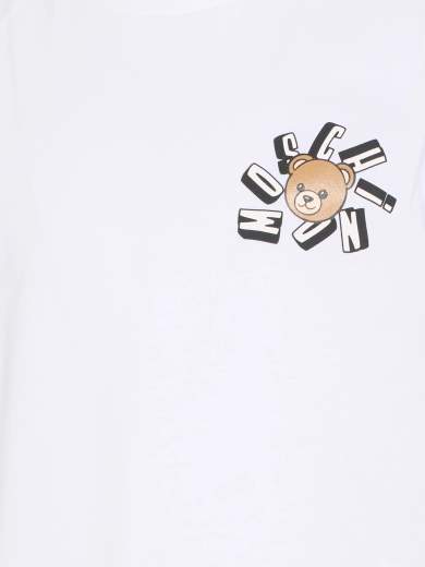 Moschino Bambino T-shirt Verdone Stampa Orsetto.