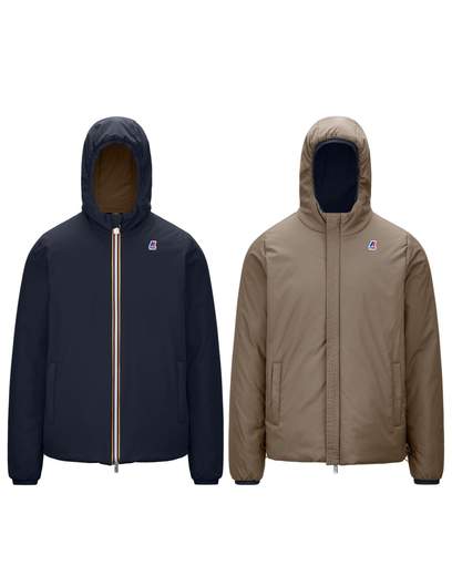 Kway Bambino Giubbino Con Cappuccio Reversibile.