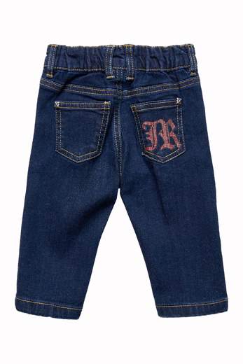 John Richmond Bambino Jeans Per Neonato Con Logo.