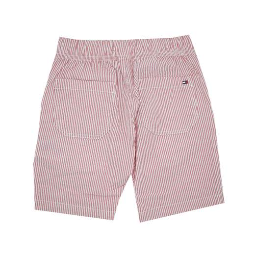 Tommy Hilfiger Bambino Bermuda A Righe, Con Elastico In Vita E Laccetto.