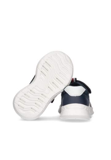 Tommy Hilfiger Bambino Sneakers Blu Per Bambino Con Velcro.