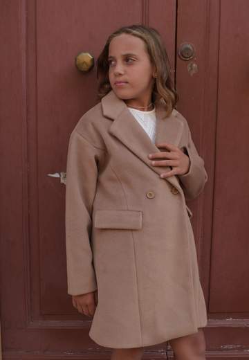 Manila Grace Bambina Cappotto Marrone Per Ragazza.