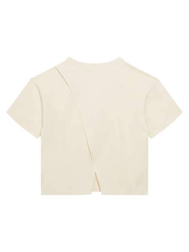 Calvin Klein Bambina T-shirt Con Logo Aplicato,apertura Posteriore.