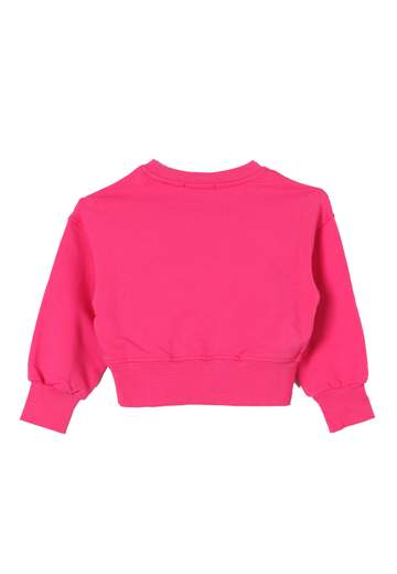 Pinko Bambina Felpa Iconica Per Bambina Con Logo.