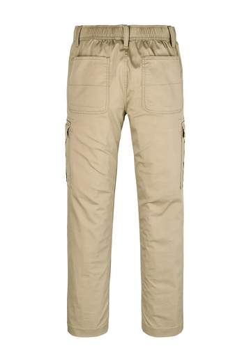 Tommy Hilfiger Bambino Pantalone Beige Per Bambino Con Tasconi Laterali.