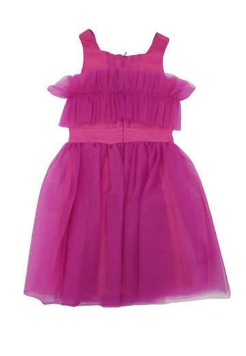 Manila Grace Bambina Abito In Tulle Per Ragazza Fuxia.