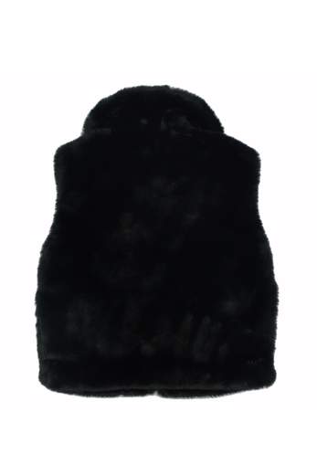 Manila Grace Bambina Smanicato In Pelliccia Nero.