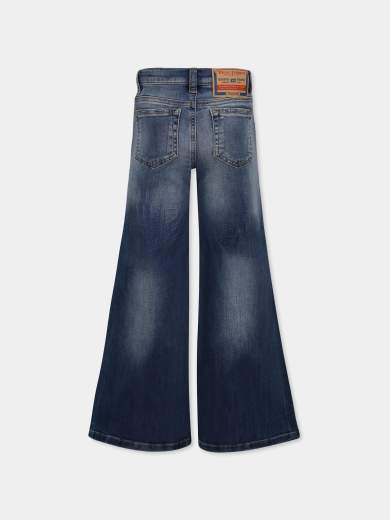 Diesel Bambina Jeans Modello Flare Fit.