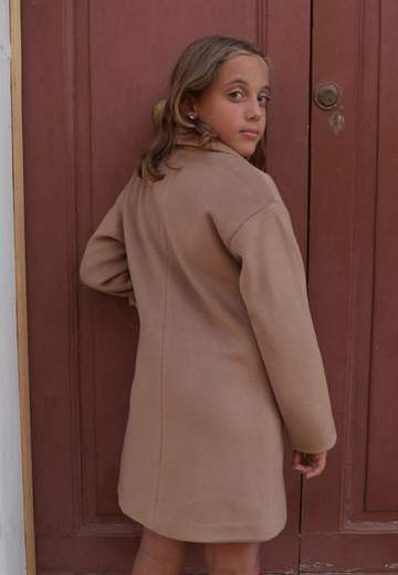 Manila Grace Bambina Cappotto Marrone Per Ragazza.