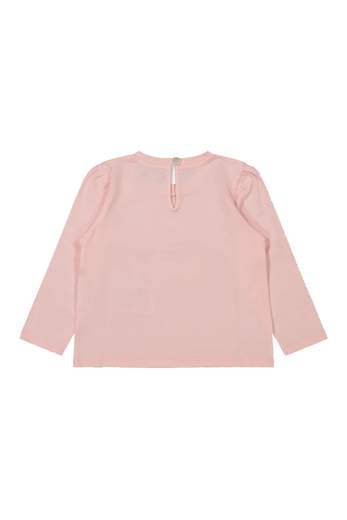Moschino Bambina T-shirt Per Neonata Teddy Con Fiocco In Paillettes.