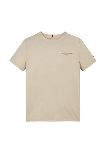 Tommy Hilfiger Bambino T-shirt Bianca Per Bambino Con Stampa Logo.