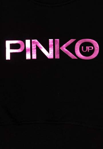 Pinko Bambina Felpa Iconica Per Bambina Con Logo.