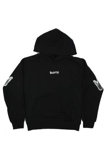 Disclaimer Bambino Felpa Per Ragazzo Con Cappuccio E Logo Posteriore.