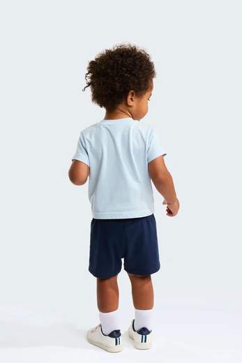 The North Face Bambino Completo T-shirt Con Stampa E Bermuda.