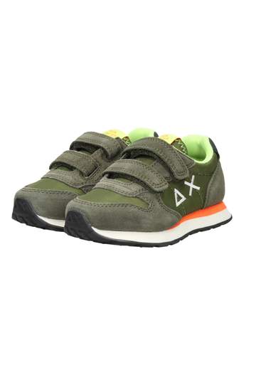 Sun 68 Bambino Sneakers Con Strappi E Logo Ricamato.