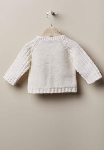 Wedoble Neonato Cardigan Per Neonato Con Taschini.