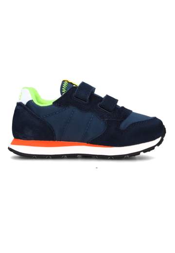 Sun 68 Bambino Sneakers Con Strappi E Logo Ricamato.