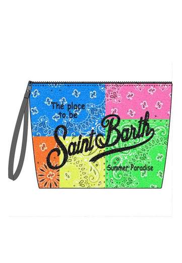 Mc2 Saint Barth Bambina Pochette Fantasia Bandana Multicolor.