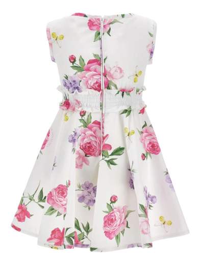 Monnalisa Bambina Abito Stampa Fiori.