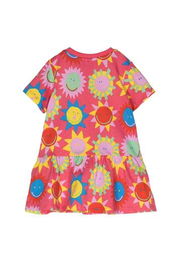 Stella Mc Cartney Bambina Abitino Per Neonata Stampa Sole Multicolor.