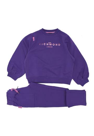 John Richmond Bambina Tuta Per Ragazza Con Logo.