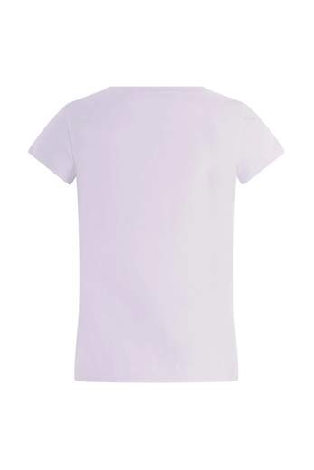 Monnalisa Bambina T-shirt Stampa Fiori E Strass.