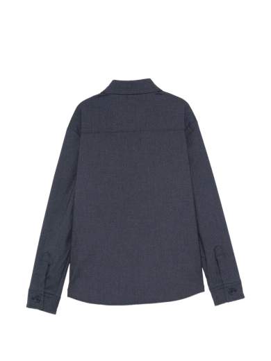 Trussardi Bambino Giacca Camicia Blu