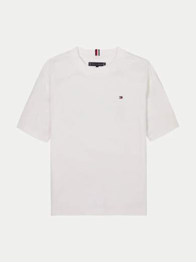 Tommy Hilfiger Bambino T-shirt Con Logo Ricamato.