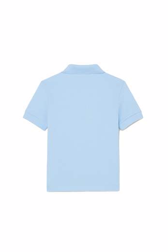 Lacoste Bambino Polo In Piquet Con Logo.