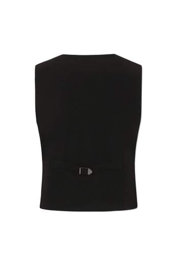 John Richmond Bambino Gilet Nero Doppio Petto Per Ragazzo.