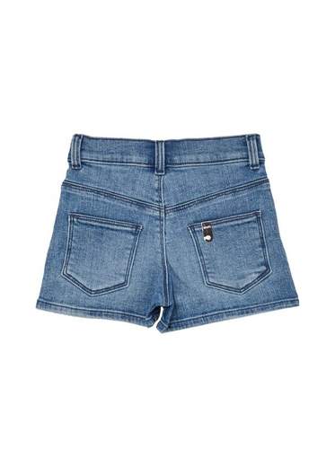 Liu-jo Bambina Shorts In Jeans Con Borchie.