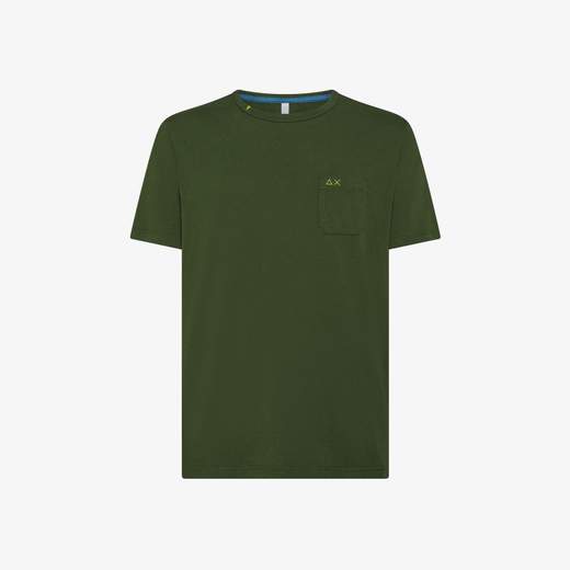 Sun 68 Bambino T-shirt Basic Con Taschino.