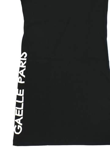 Gaelle Bambina Abito A Costine Con Stampa Logo.