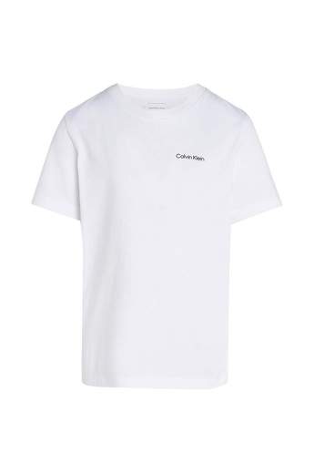 Calvin Klein Bambino T-shirt Girocollo Manica Corta Con Logo.