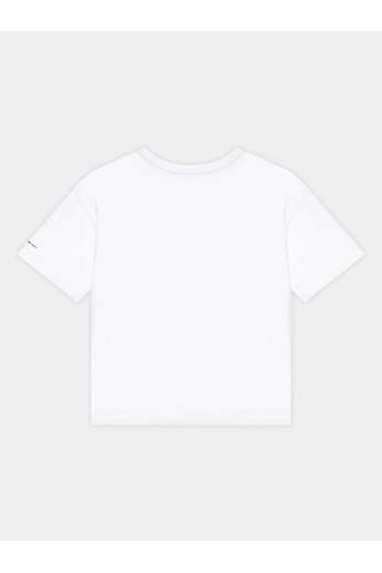 Calvin Klein Bambina T-shirt Cropped Con Stampa Logo