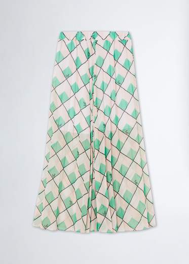 Liu-jo Bambina Pantalone A Palazzo Con Fantasia Geometrica.