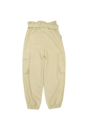 Pinko Bambina Pantralone Beige,modello Cargo.