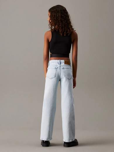 Calvin Klein Bambina Canotta Con Elastico Logato.