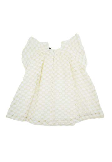 Manila Grace Bambina Abito Per Bambina In Pizzo San Gallo.