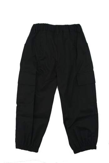 Manila Grace Bambina Pantalone Nero Cargo Per Bambina.