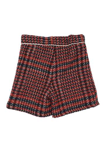 Manila Grace Bambina Shorts Per Ragazza Blu E Rosso.