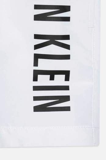 Calvin Klein Bambino Pantaloncino Da Mare Con Stampa Logo.