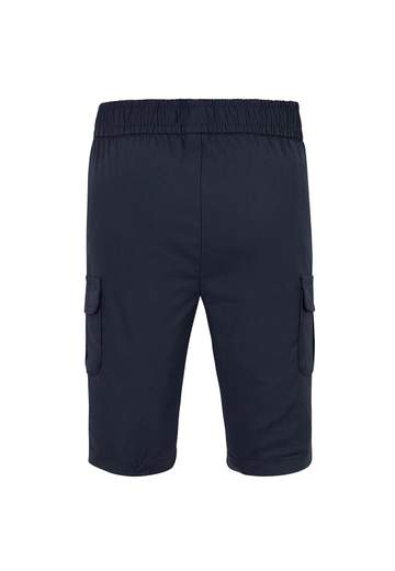 Tommy Hilfiger Bambino Pantalone Blu Per Neonato,con Tasconi Ed Elastico In Vita.