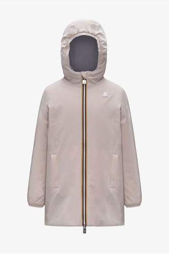 Kway Bambina Giubbino Lungo Con Capuccio.