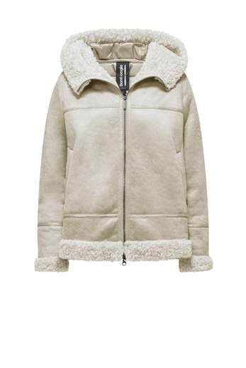 BOMBOOGIE GWMASY LEATHER COMBO JACKET