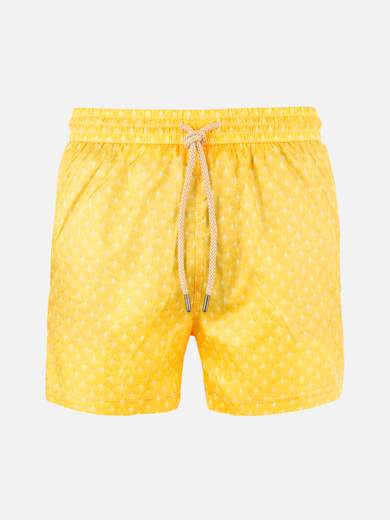 FEFE’ COSTUME STAMPA GEOM. VENTAG. SENAPE