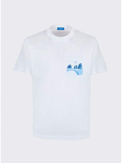 FEFE’ T-SHIRT MARINE TASCHINO