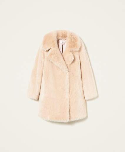 TWIN SET Cappotto in faux fur