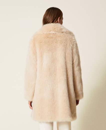 TWIN SET Cappotto in faux fur
