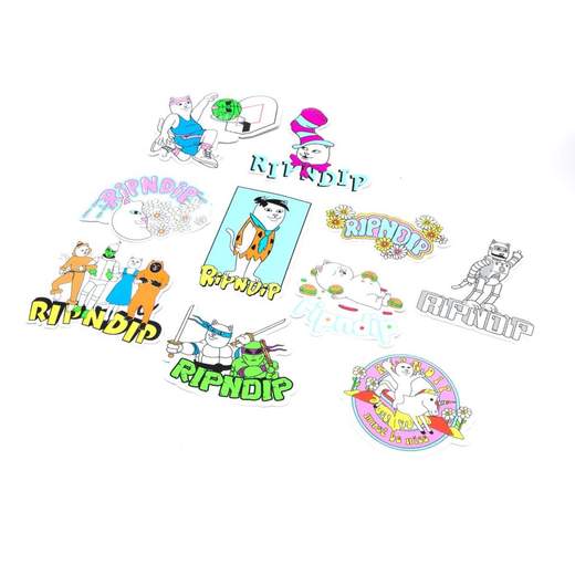 RIPNDIP STICKER PACK Unisex